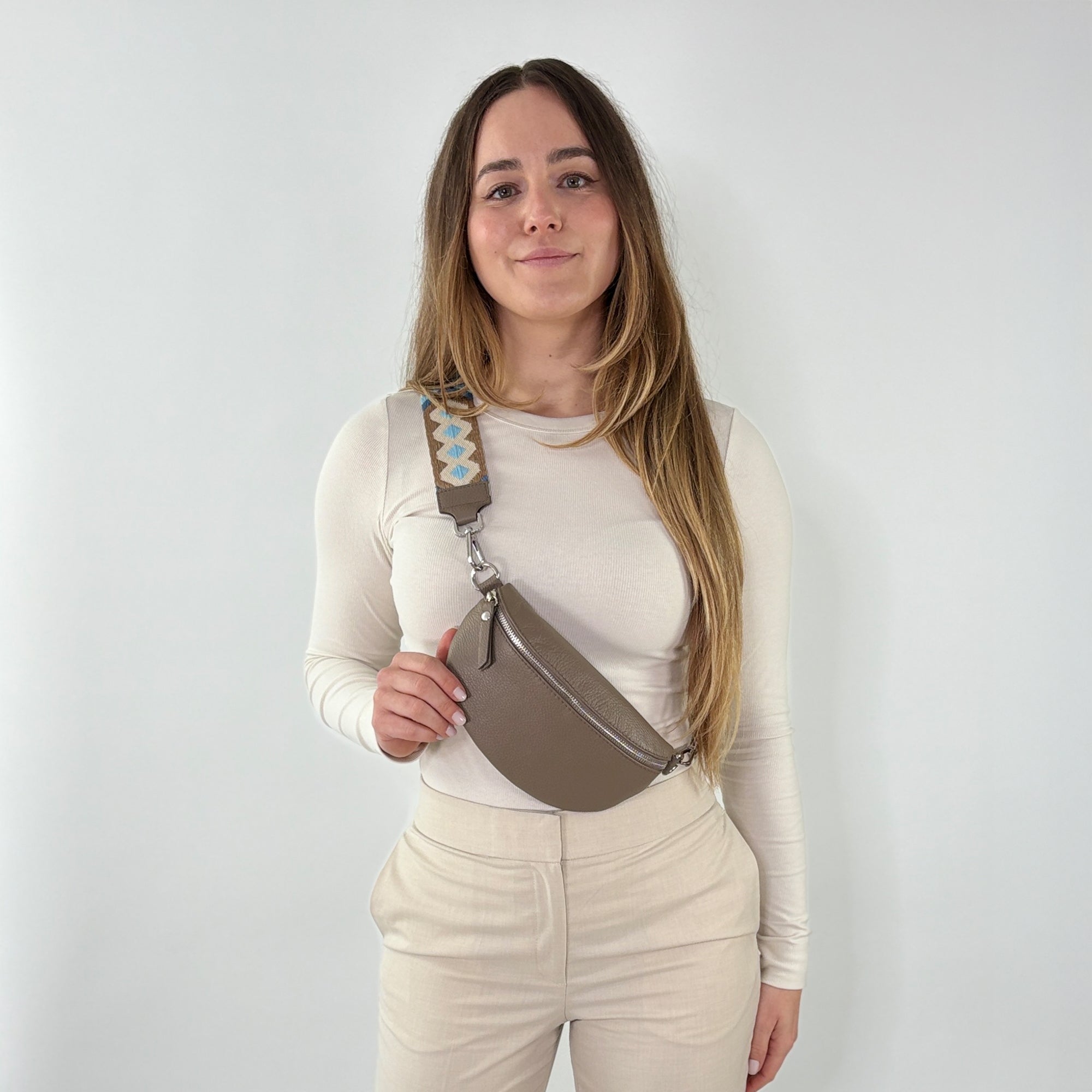 TONI Bauchtasche taupe – Small