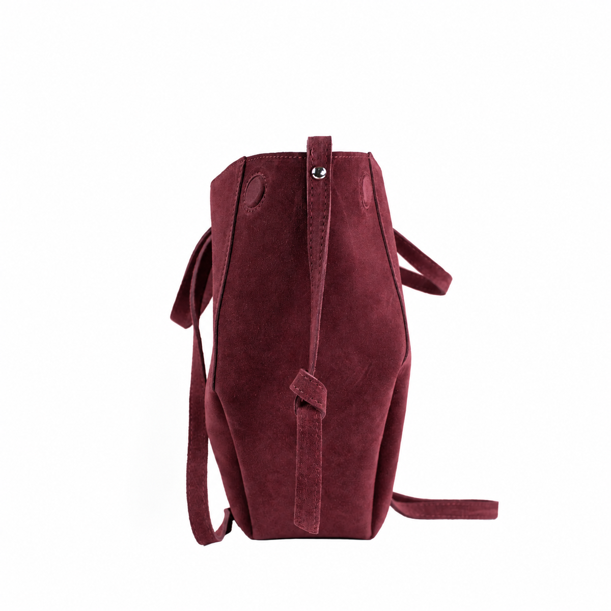 Wildleder Handtasche TESSA bordeaux
