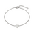 lepelou - leder - Armband mit Herzchen - Anhänger silber - LPSAHERSIL