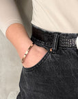 lepelou - leder - Armreif FERA Rosegold - LPSAROROS