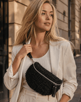 lepelou - leder - Bauchtasche - EMMA schwarz - LPBEMMSCHWE