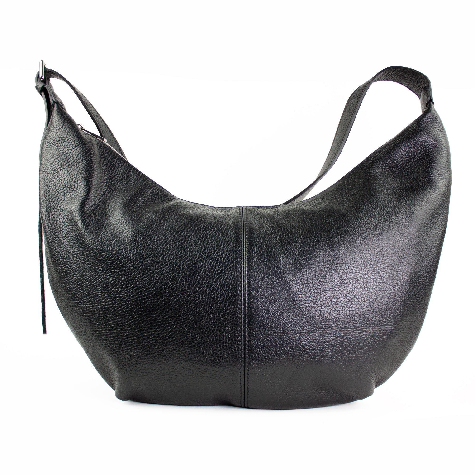 lepelou - leder - Bauchtasche - Leder Moon Bag MONA schwarz - LPHMONSCHGL