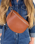 lepelou - leder - Bauchtasche - TONI Bauchtasche cognac – Large - LPBTONCOGL