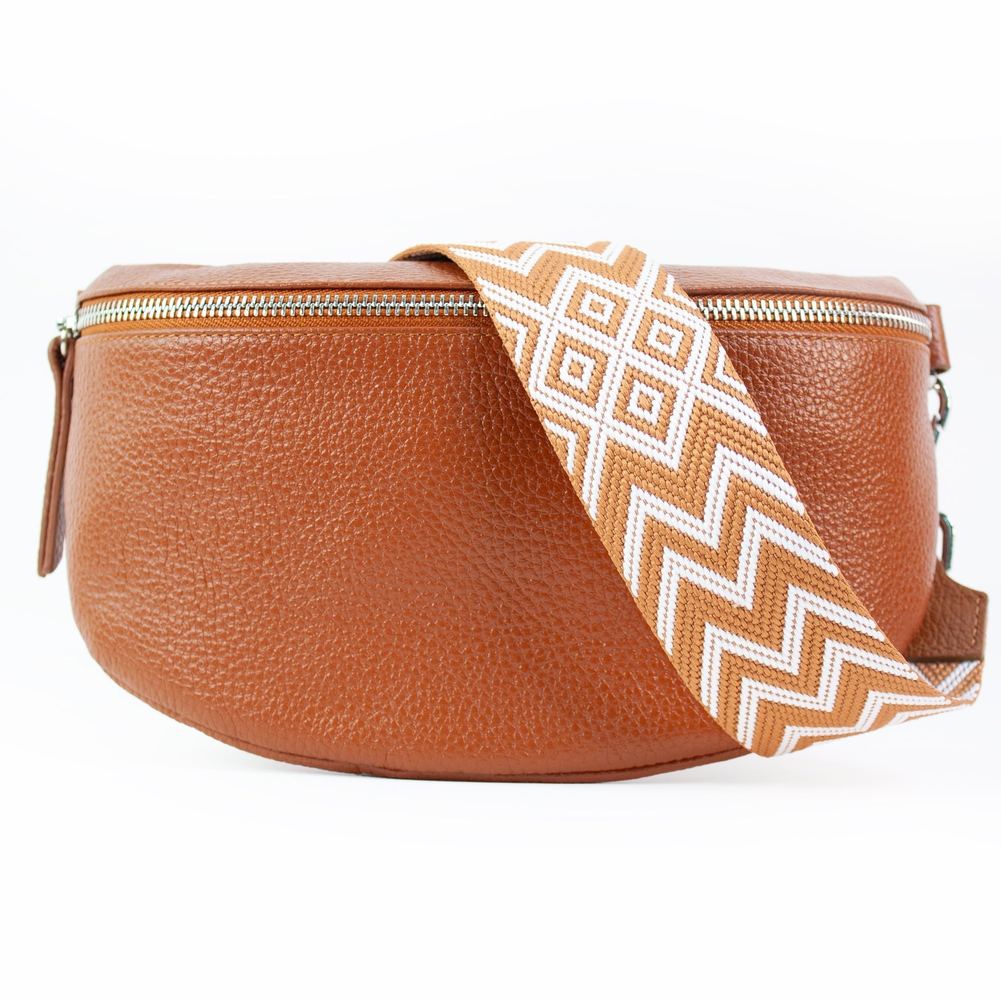 lepelou - leder - Bauchtasche - TONI Bauchtasche cognac – Medium - LPBTONCOGM