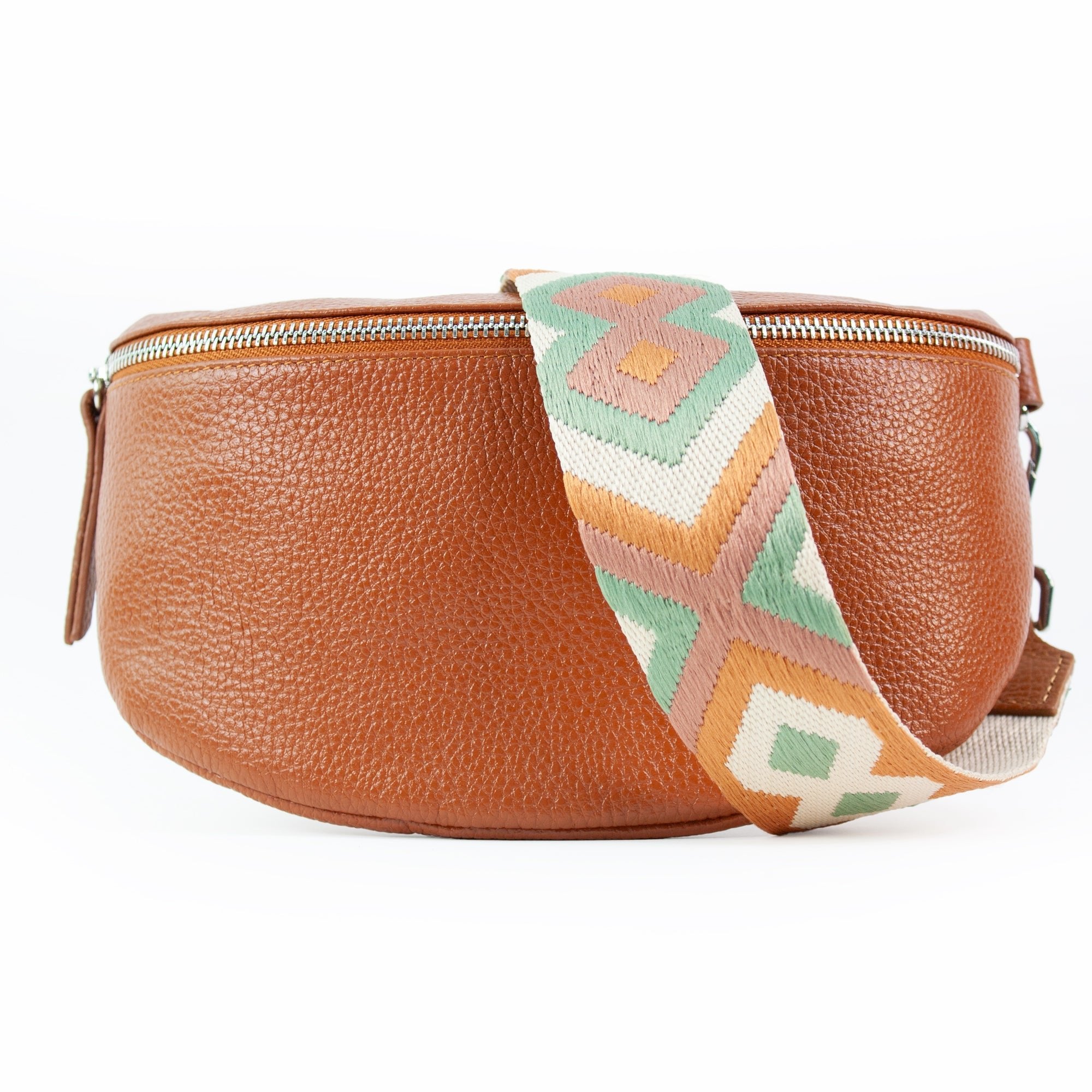 lepelou - leder - Bauchtasche - TONI Bauchtasche cognac – Medium - LPBTONCOGM