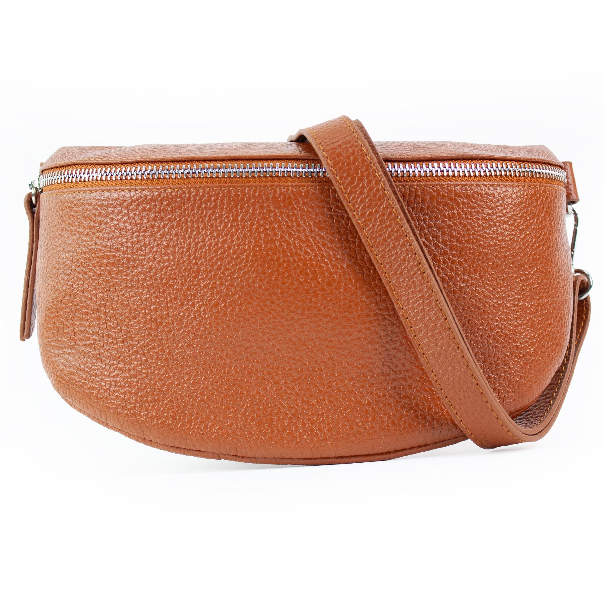 lepelou - leder - Bauchtasche - TONI Bauchtasche cognac – Medium - LPBTONCOGM