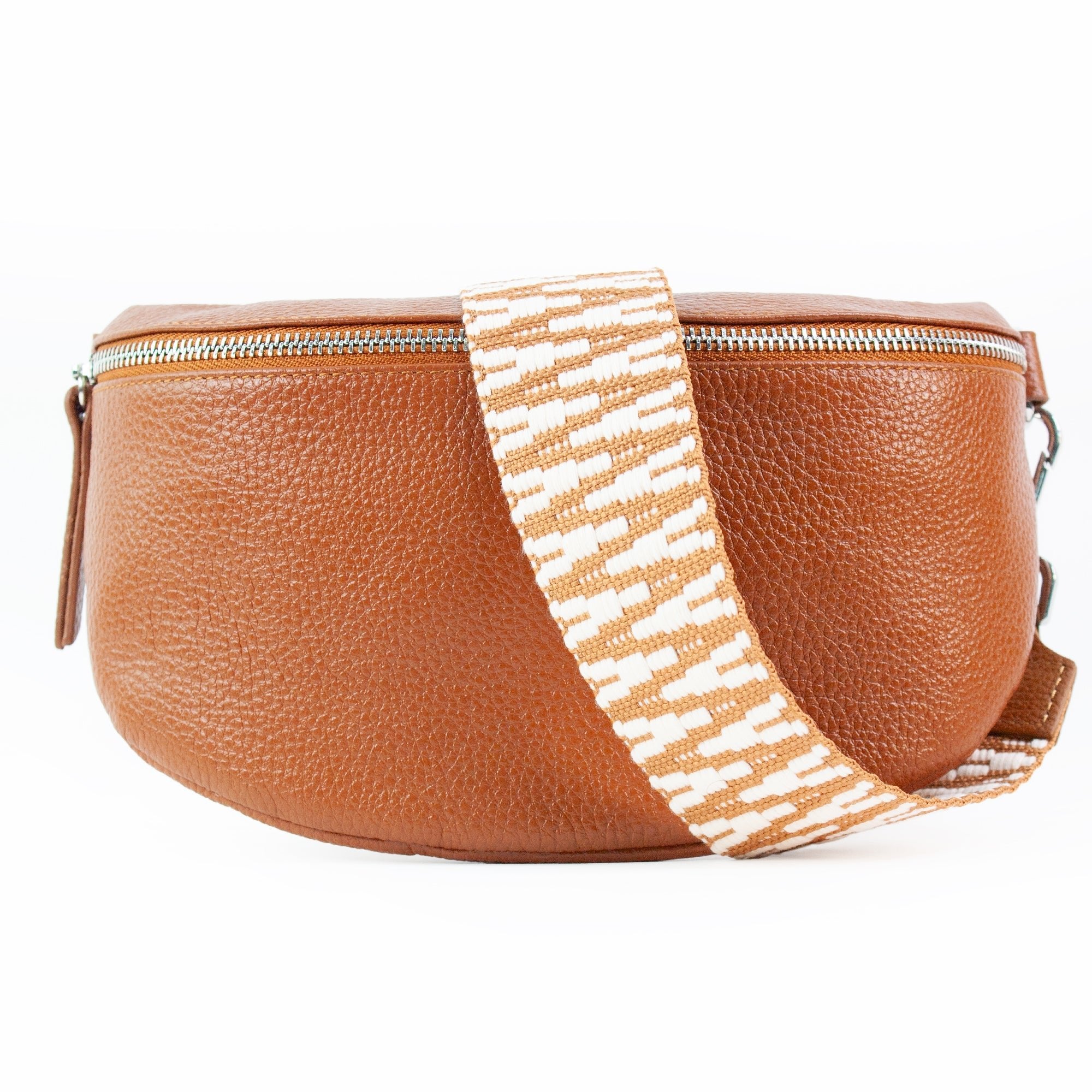 lepelou - leder - Bauchtasche - TONI Bauchtasche cognac – Medium - LPBTONCOGM