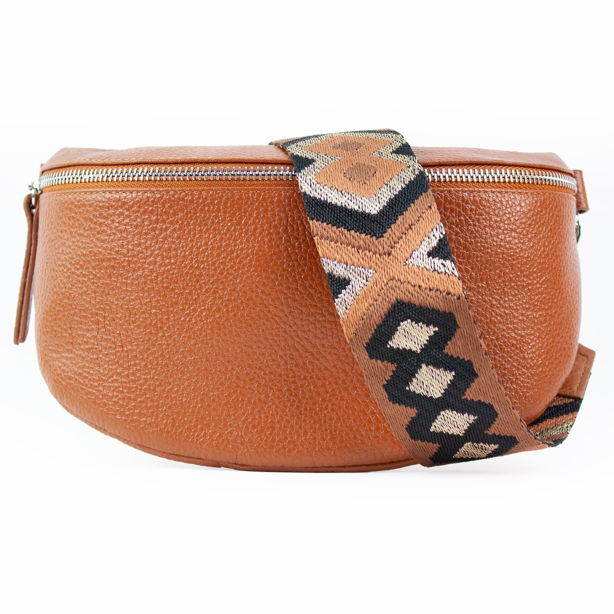 lepelou - leder - Bauchtasche - TONI Bauchtasche cognac – Medium - LPBTONCOGM