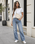 lepelou-leder-Bauchtasche-TONI Bauchtasche creme – Large -LPBTONCREL