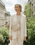 lepelou-leder-Bauchtasche-TONI Bauchtasche creme – Large -LPBTONCREL