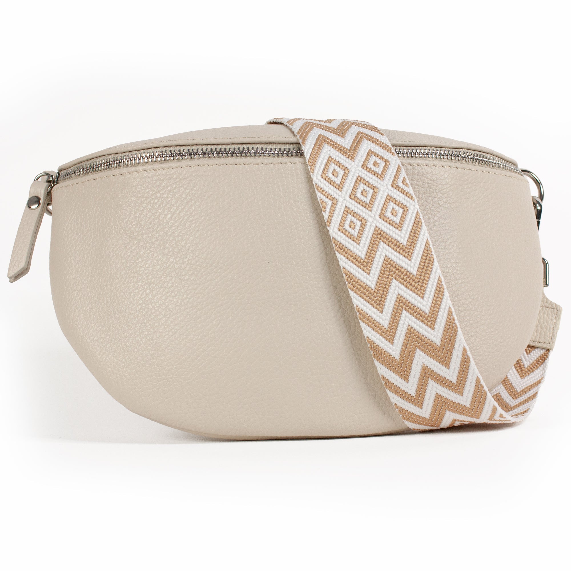 lepelou - leder - Bauchtasche - TONI Bauchtasche creme – Large - LPBTONCREL3