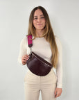 lepelou - leder - Bauchtasche - TONI Bauchtasche dunkel bordeaux – Large - LPBTONDBOL1