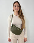 lepelou - leder - Bauchtasche - TONI Bauchtasche khaki – Large - LPBTONKHAL