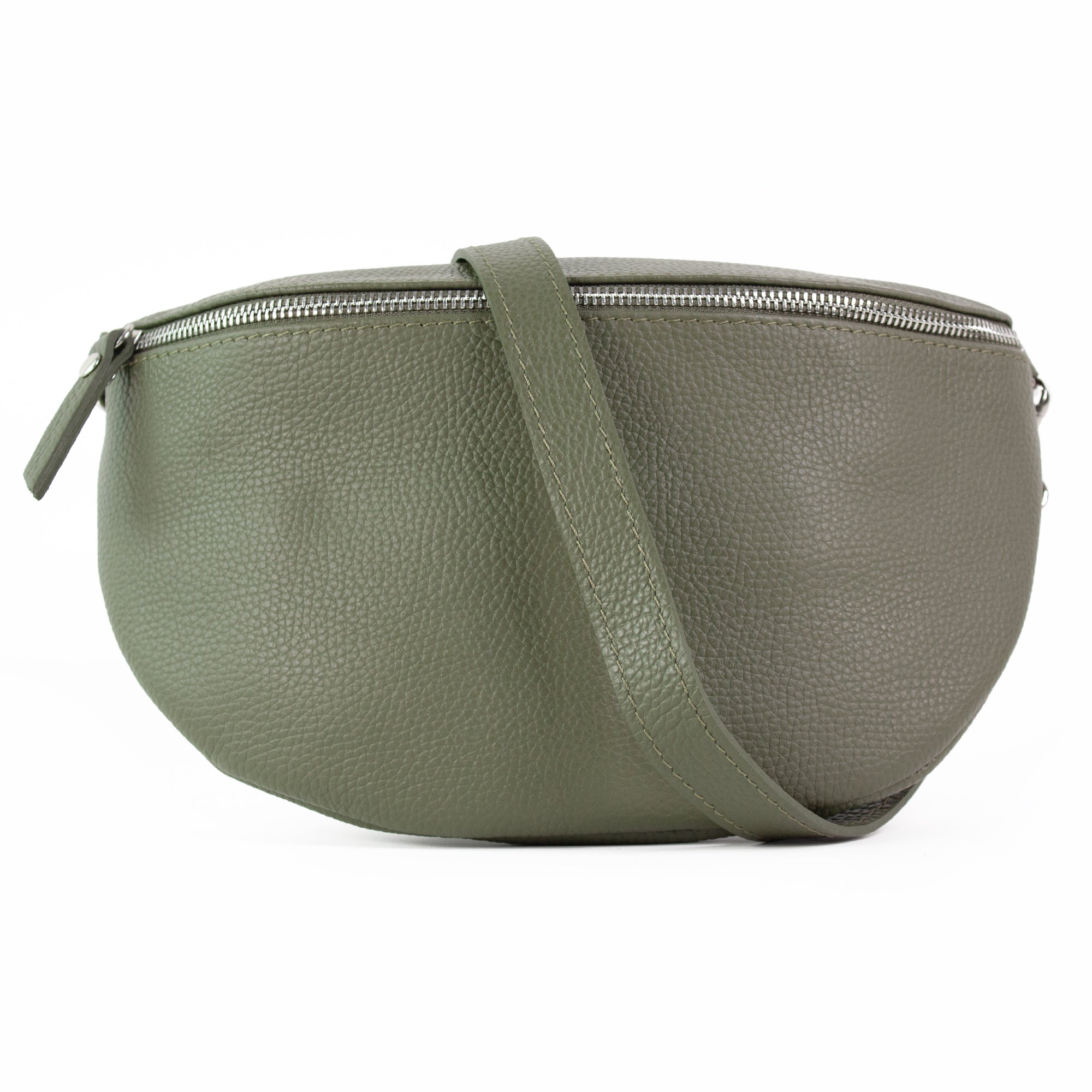 lepelou - leder - Bauchtasche - TONI Bauchtasche khaki – Large - LPBTONKHAL