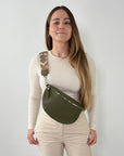 lepelou - leder - Bauchtasche - TONI Bauchtasche khaki – Large - LPBTONKHAL1