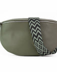 lepelou - leder - Bauchtasche - TONI Bauchtasche khaki – Large - LPBTONKHAL2