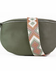 lepelou - leder - Bauchtasche - TONI Bauchtasche khaki – Large - LPBTONKHAL3