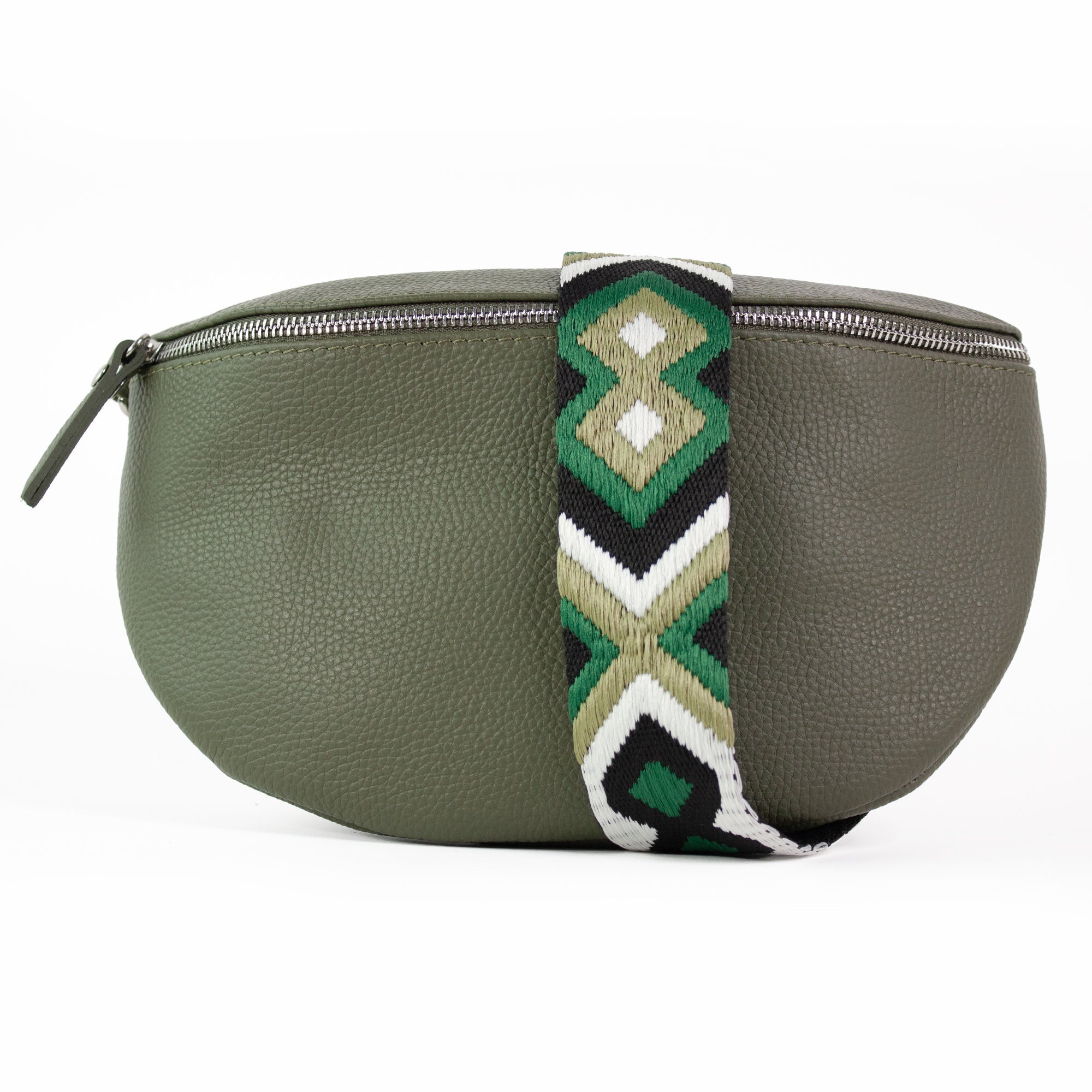 lepelou - leder - Bauchtasche - TONI Bauchtasche khaki – Large - LPBTONKHAL4