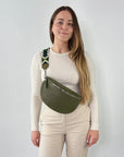 lepelou - leder - Bauchtasche - TONI Bauchtasche khaki – Large - LPBTONKHAL4