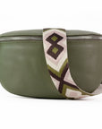 lepelou - leder - Bauchtasche - TONI Bauchtasche khaki – Medium - LPBTONKHAM