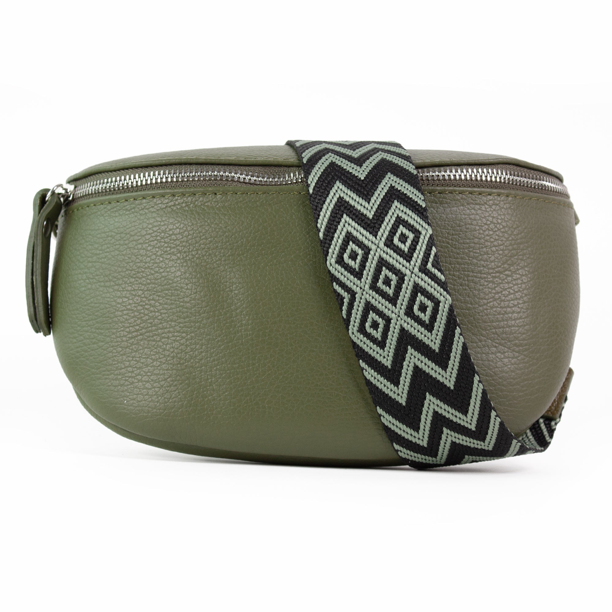 lepelou - leder - Bauchtasche - TONI Bauchtasche khaki – Medium - LPBTONKHAM