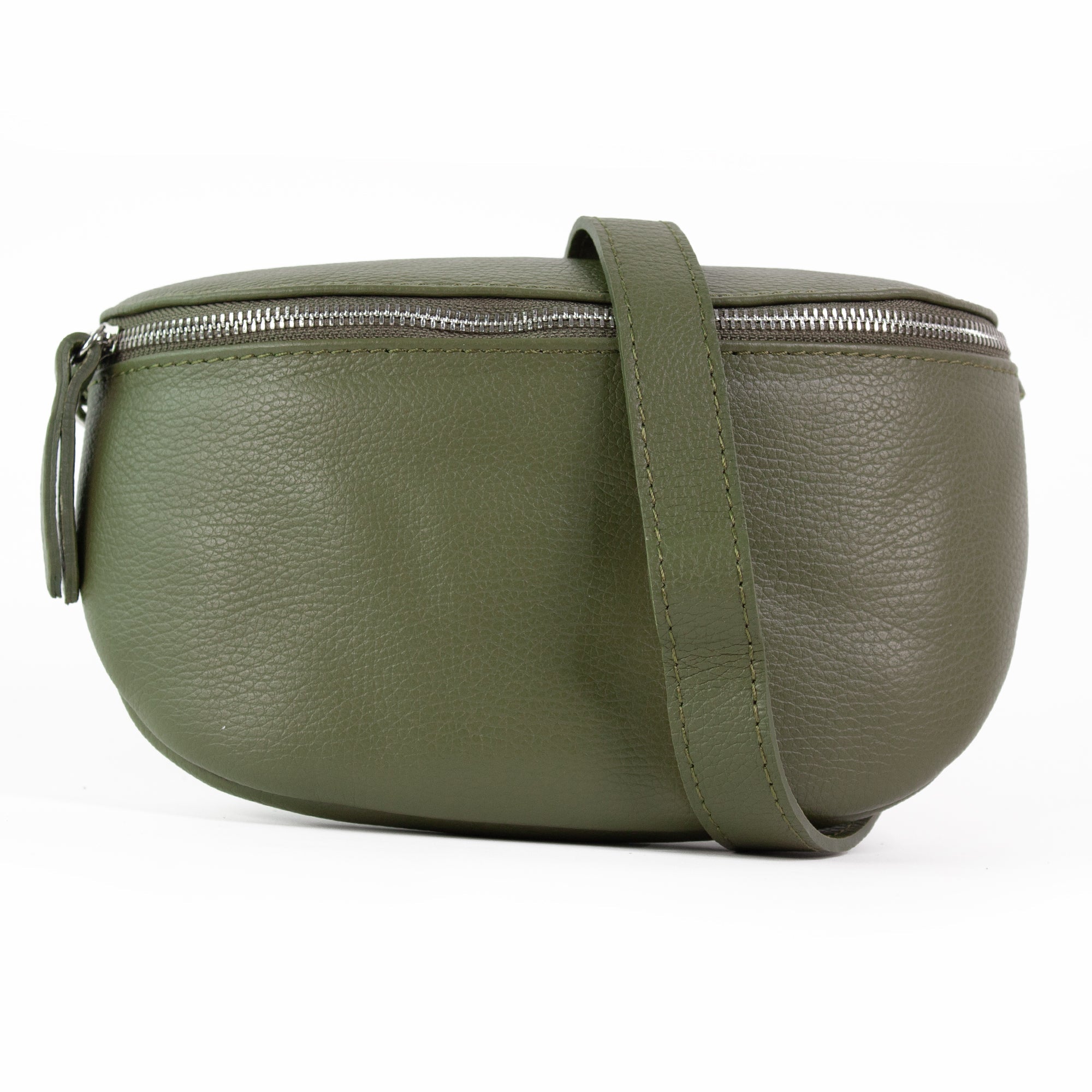 lepelou - leder - Bauchtasche - TONI Bauchtasche khaki – Medium - LPBTONKHAM