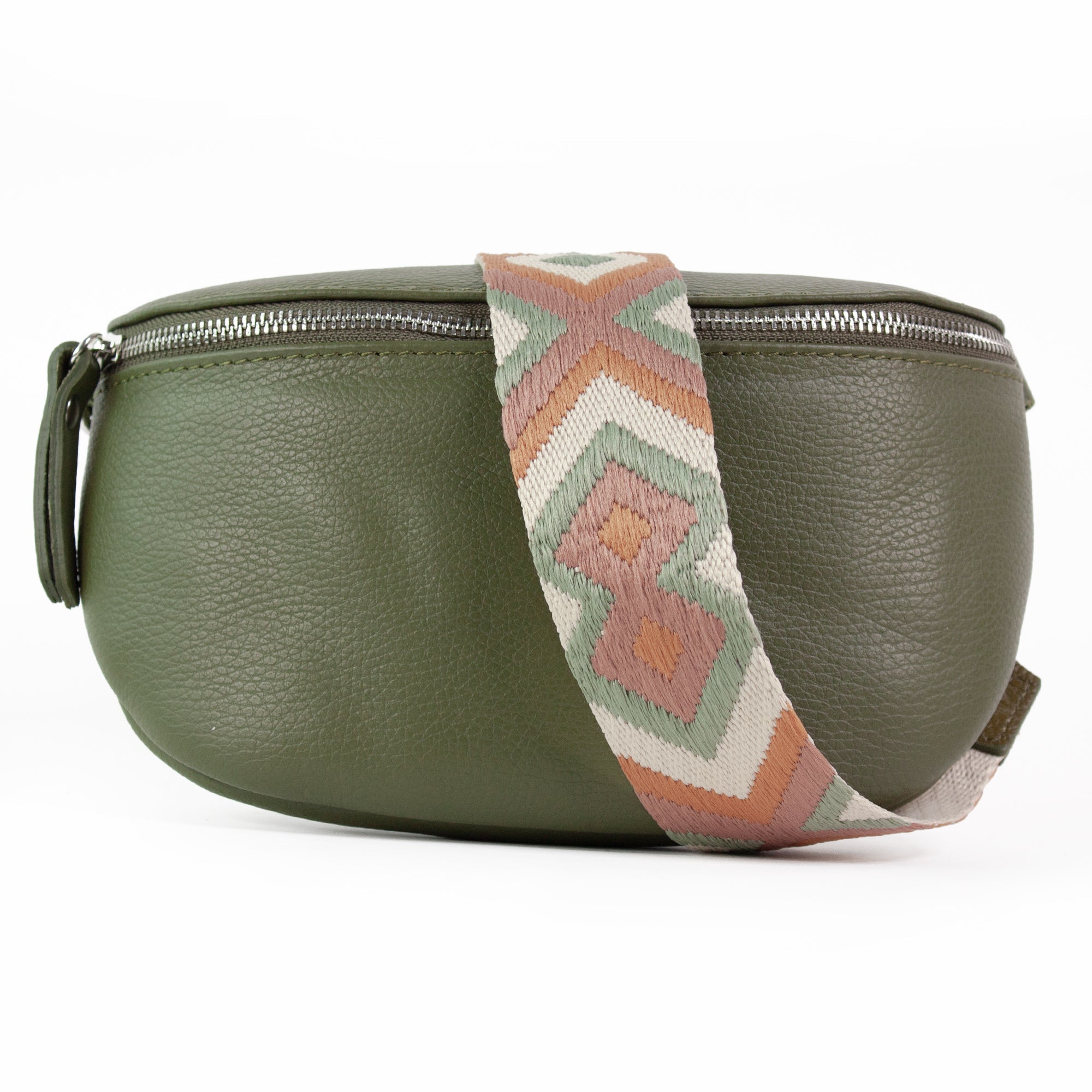 lepelou - leder - Bauchtasche - TONI Bauchtasche khaki – Medium - LPBTONKHAM