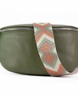 lepelou - leder - Bauchtasche - TONI Bauchtasche khaki – Medium - LPBTONKHAM