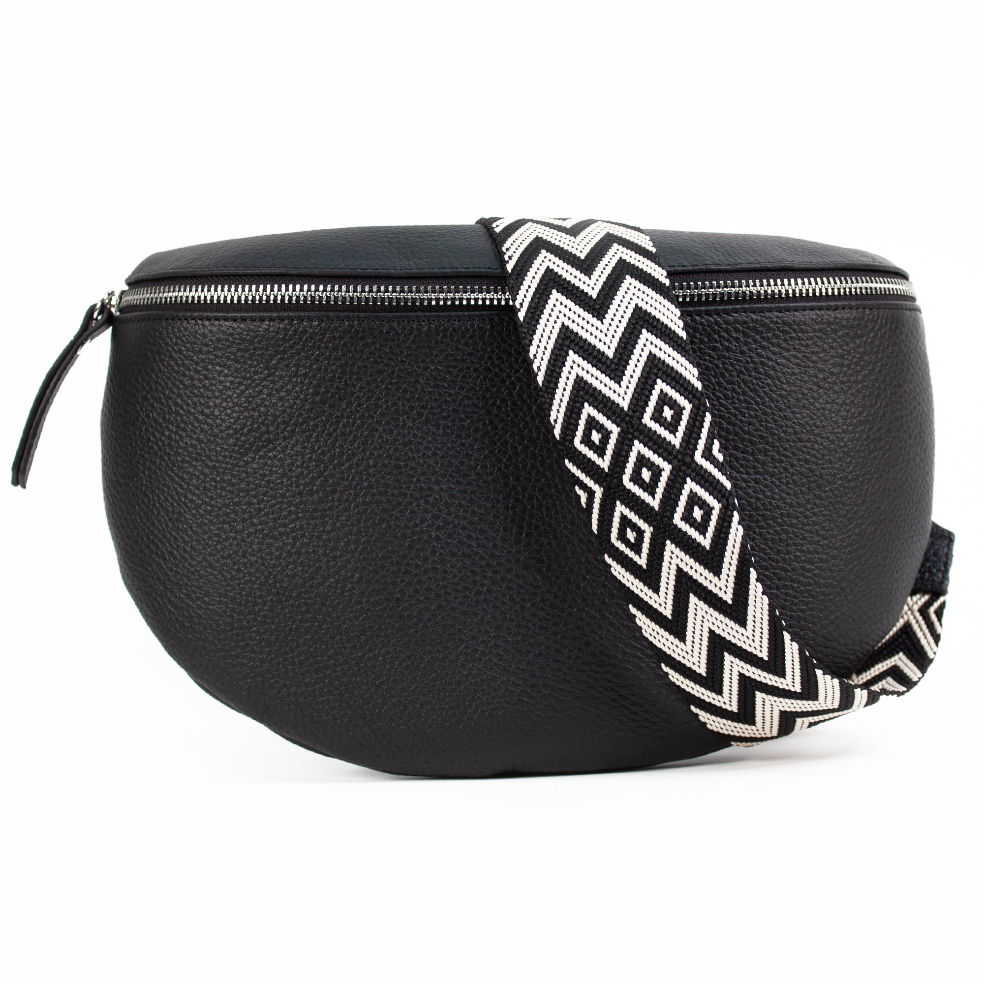 lepelou - leder - Bauchtasche - TONI Bauchtasche schwarz – Large - LPBTONSCHL3