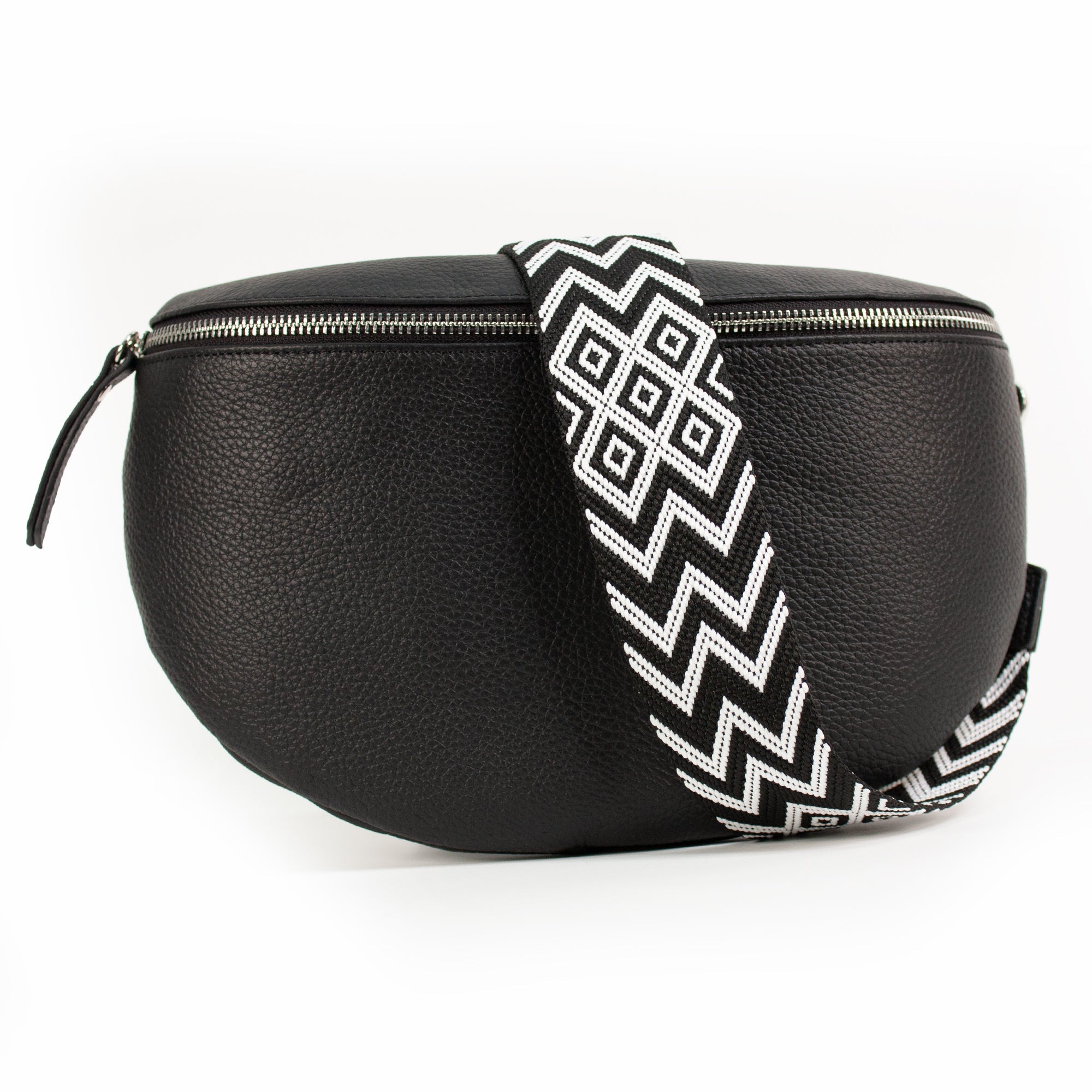 lepelou - leder - Bauchtasche - TONI Bauchtasche schwarz – Large - LPBTONSCHL9