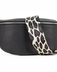 lepelou - leder - Bauchtasche - TONI Bauchtasche schwarz – Medium - LPBTONSCHM
