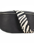 lepelou - leder - Bauchtasche - TONI Bauchtasche schwarz – Medium - LPBTONSCHM