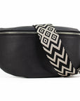 lepelou - leder - Bauchtasche - TONI Bauchtasche schwarz – Medium - LPBTONSCHM