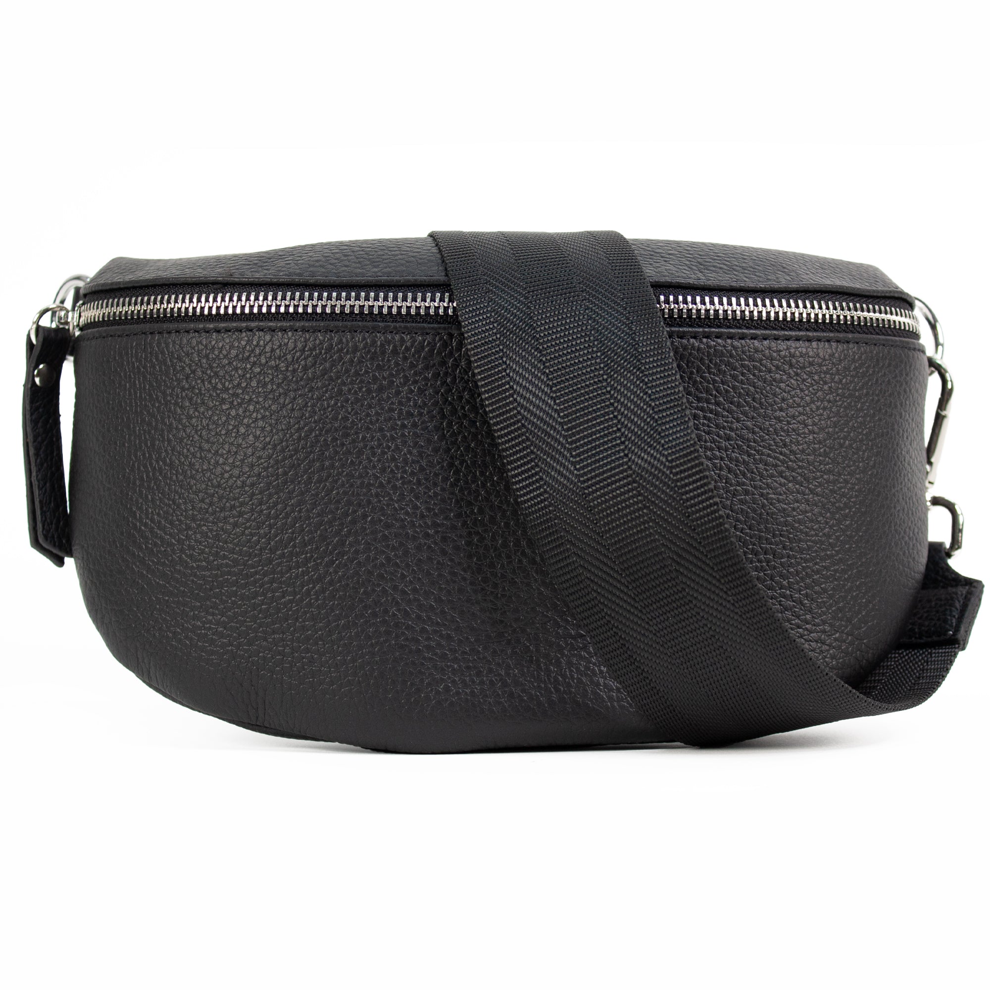 lepelou - leder - Bauchtasche - TONI Bauchtasche schwarz – Medium - LPBTONSCHM