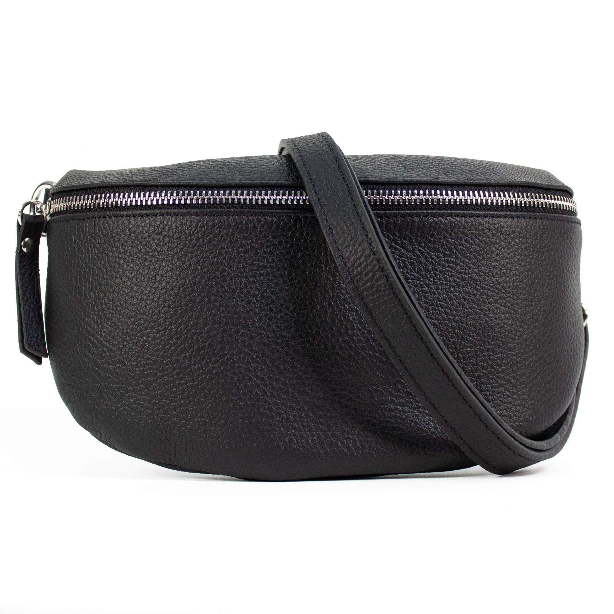 lepelou - leder - Bauchtasche - TONI Bauchtasche schwarz – Medium - LPBTONSCHM