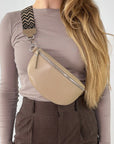 lepelou - leder - Bauchtasche - TONI beige - LPBTONBEIS1