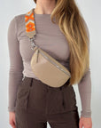 lepelou - leder - Bauchtasche - TONI beige - LPBTONBEIS2
