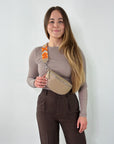 lepelou - leder - Bauchtasche - TONI beige - LPBTONBEIS2