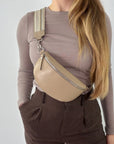 lepelou - leder - Bauchtasche - TONI beige - LPBTONBEIS4
