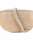 lepelou - leder - Bauchtasche - VALENTINA Wildleder Bauchtasche beige – Large - LPBVALBEIL