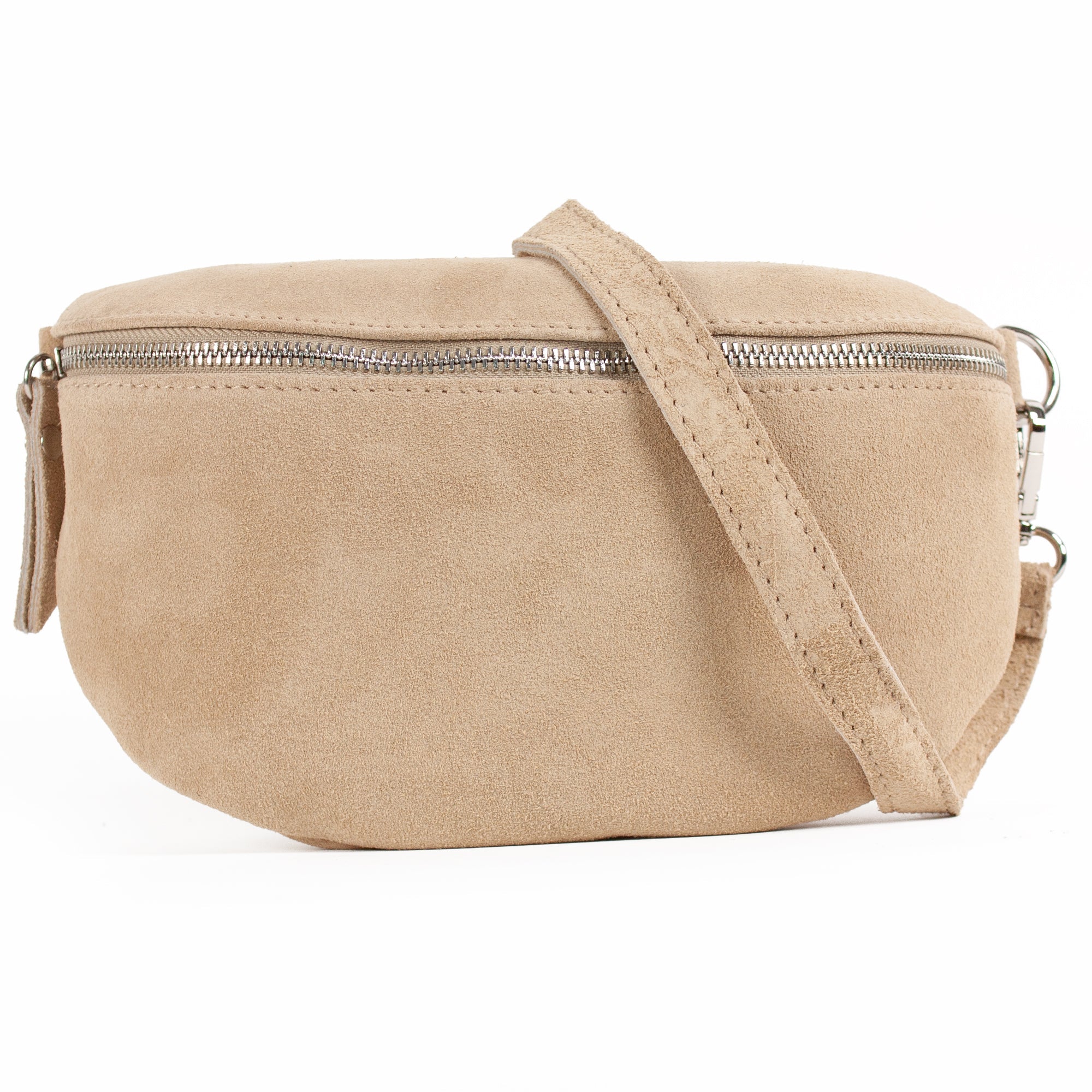 lepelou - leder - Bauchtasche - VALENTINA Wildleder Bauchtasche beige – Medium - LPBVALBEIM