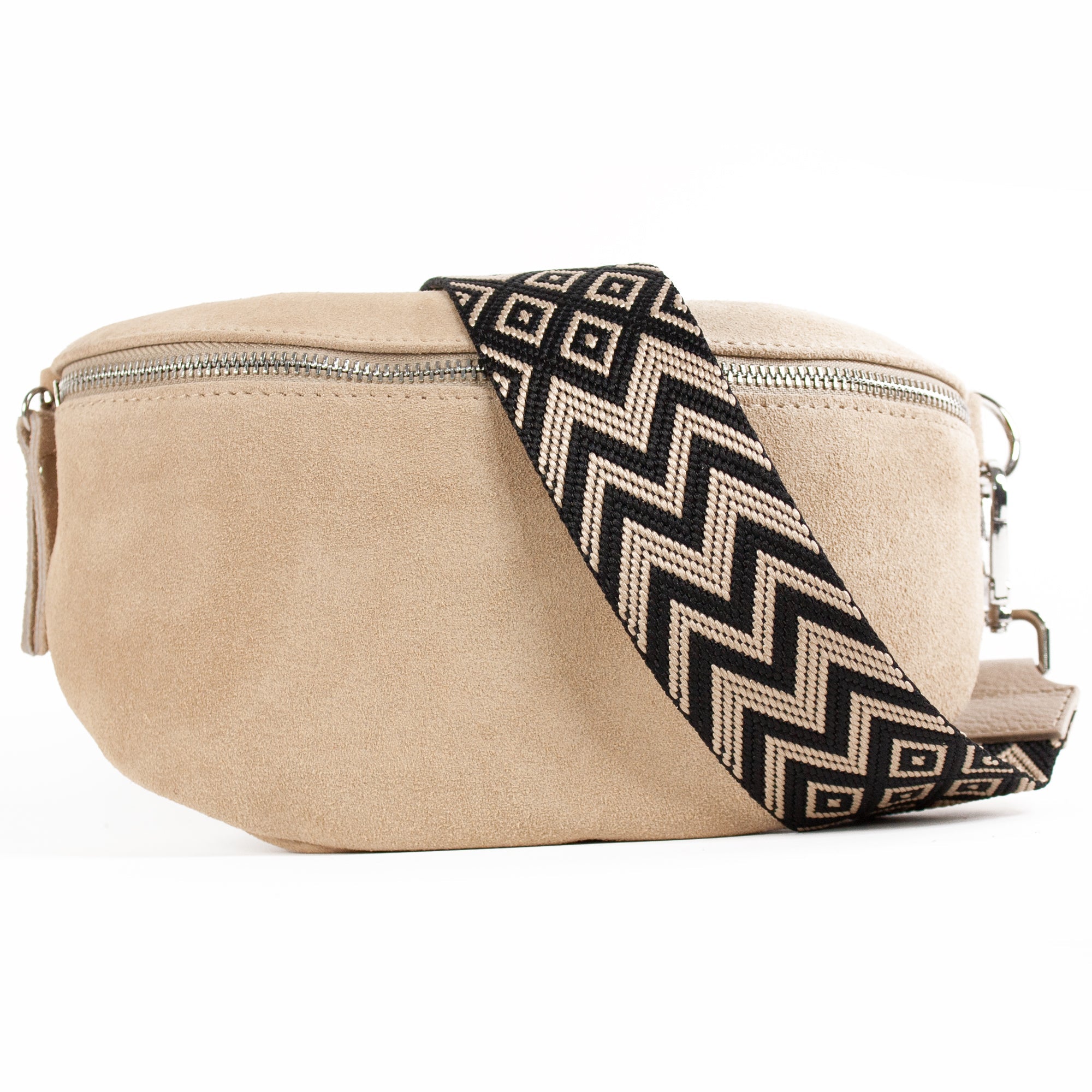 lepelou - leder - Bauchtasche - VALENTINA Wildleder Bauchtasche beige – Medium - LPBVALBEIM