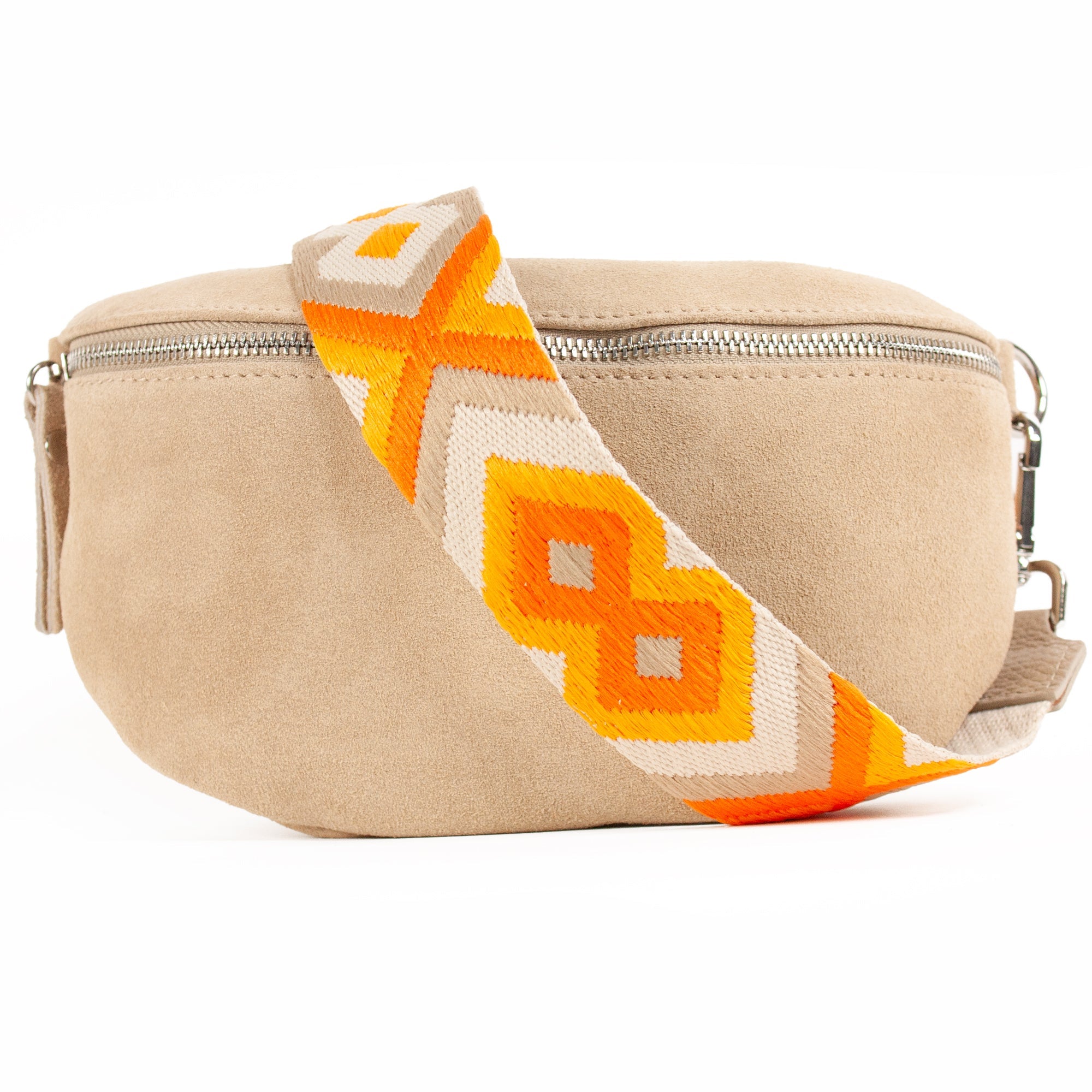 lepelou - leder - Bauchtasche - VALENTINA Wildleder Bauchtasche beige – Medium - LPBVALBEIM