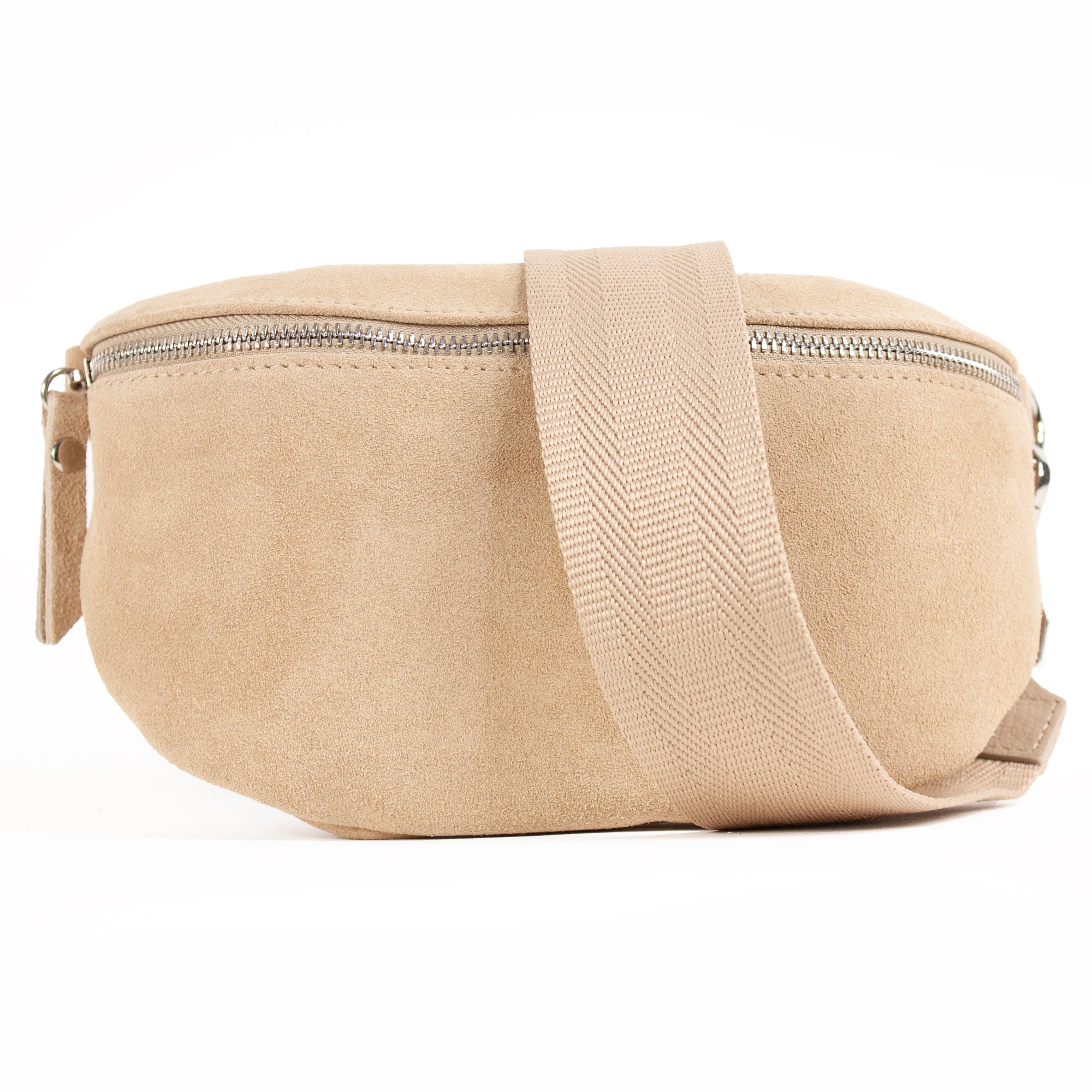 lepelou - leder - Bauchtasche - VALENTINA Wildleder Bauchtasche beige – Medium - LPBVALBEIM
