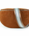 lepelou - leder - Bauchtasche - VALENTINA Wildleder Bauchtasche cognac - Large - LPBVALCOGL3