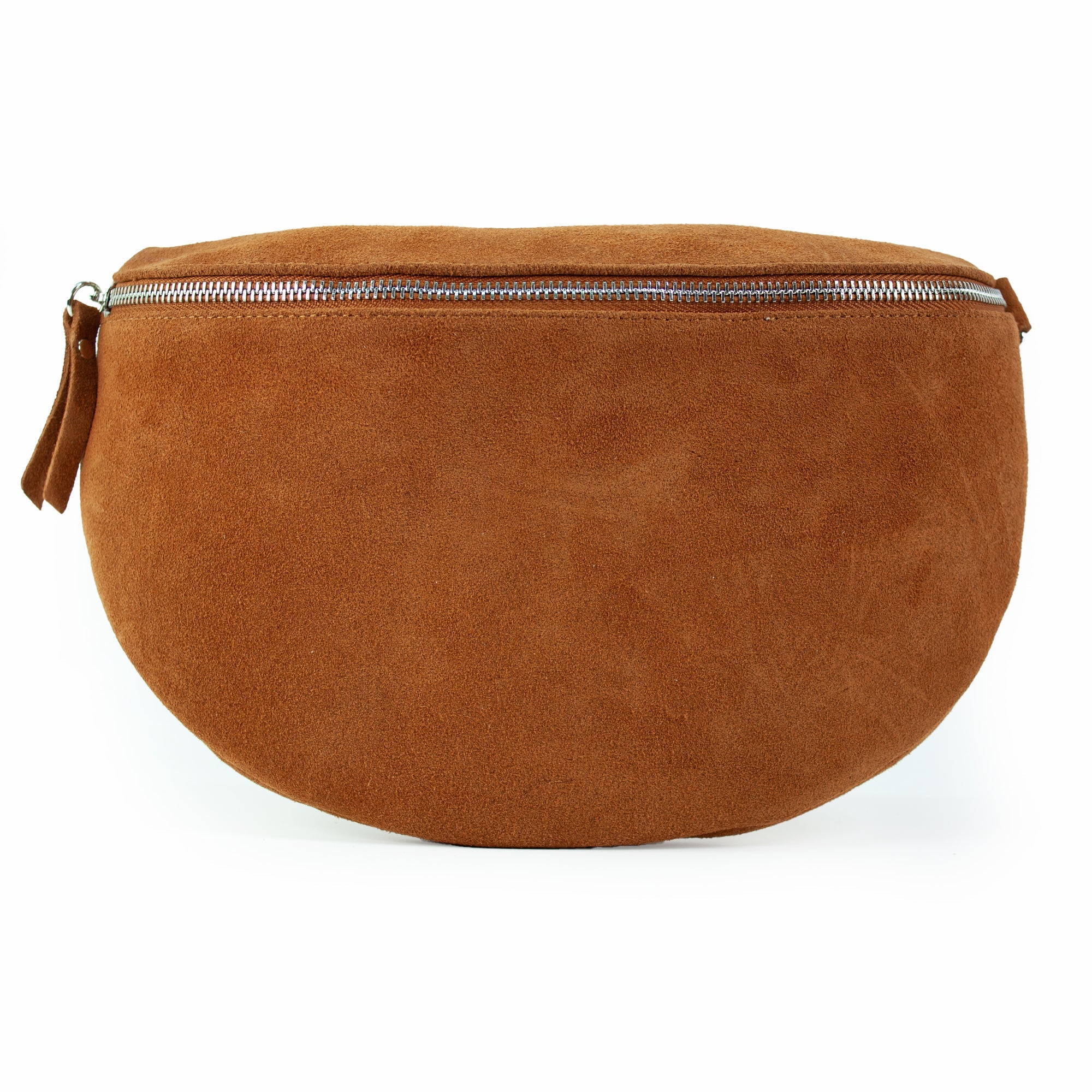 lepelou - leder - Bauchtasche - VALENTINA Wildleder Bauchtasche cognac - Large - LPBVALCOGL7