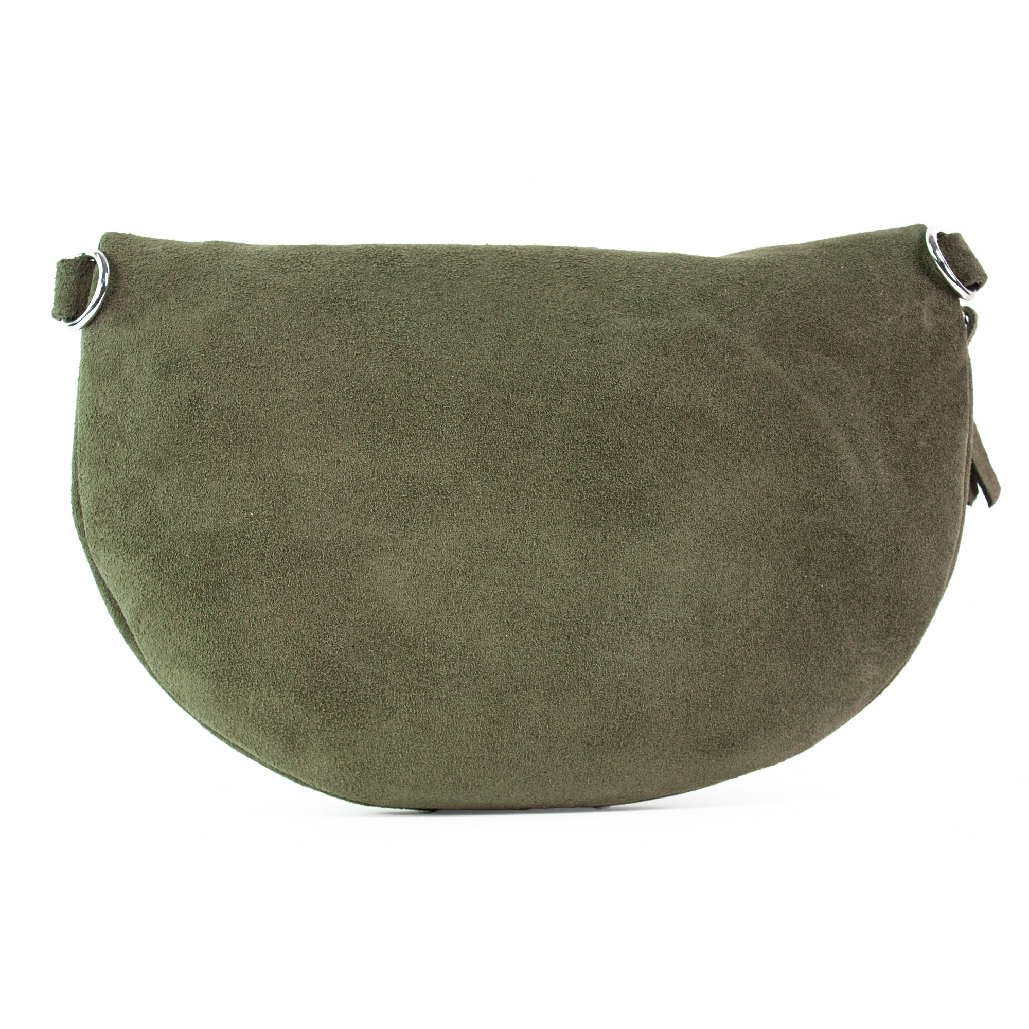 lepelou - leder - Bauchtasche - VALENTINA Wildleder Bauchtasche khaki – Large - LPBVALKHAL5
