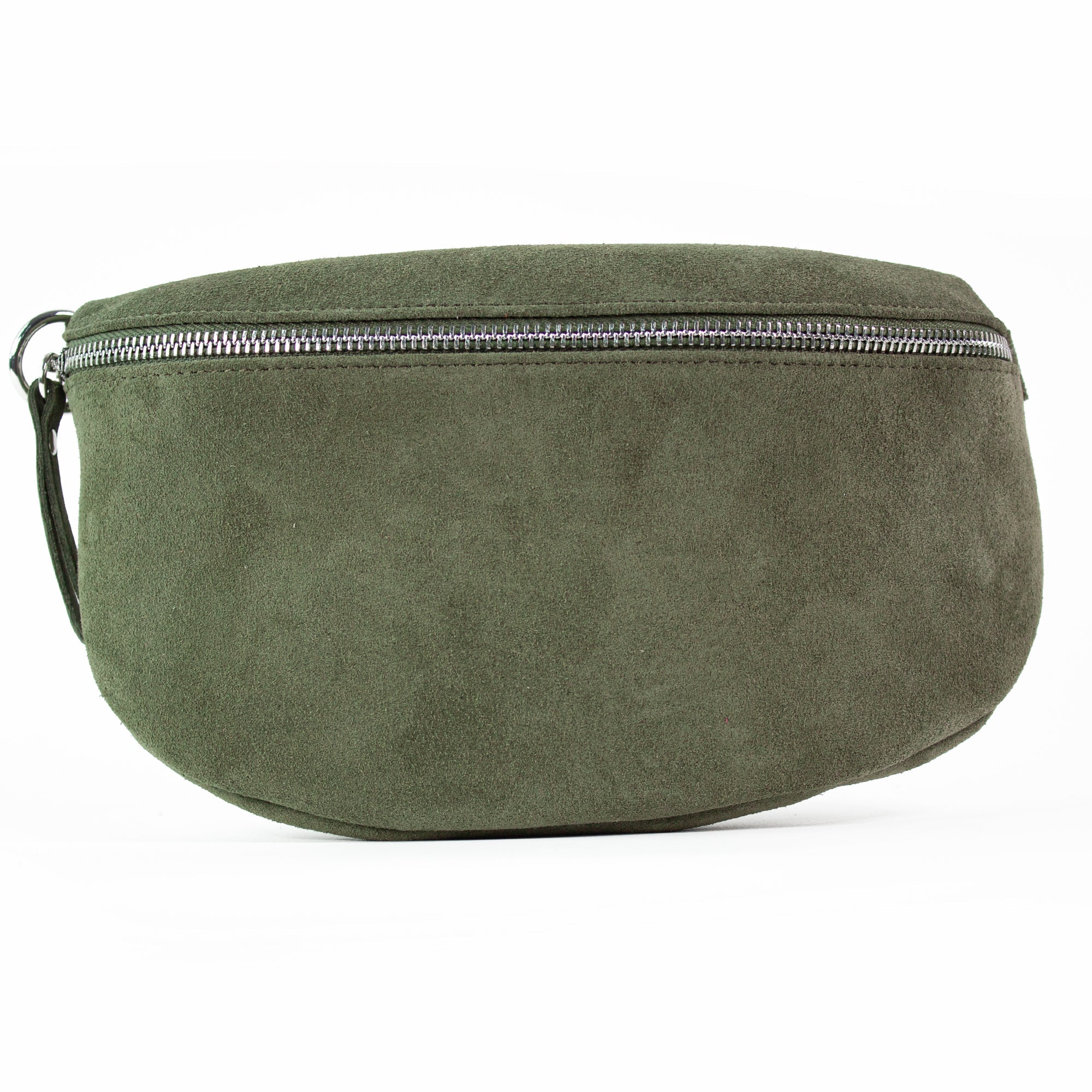 lepelou - leder - Bauchtasche - VALENTINA Wildleder Bauchtasche khaki – Medium - LPBVALKHAM