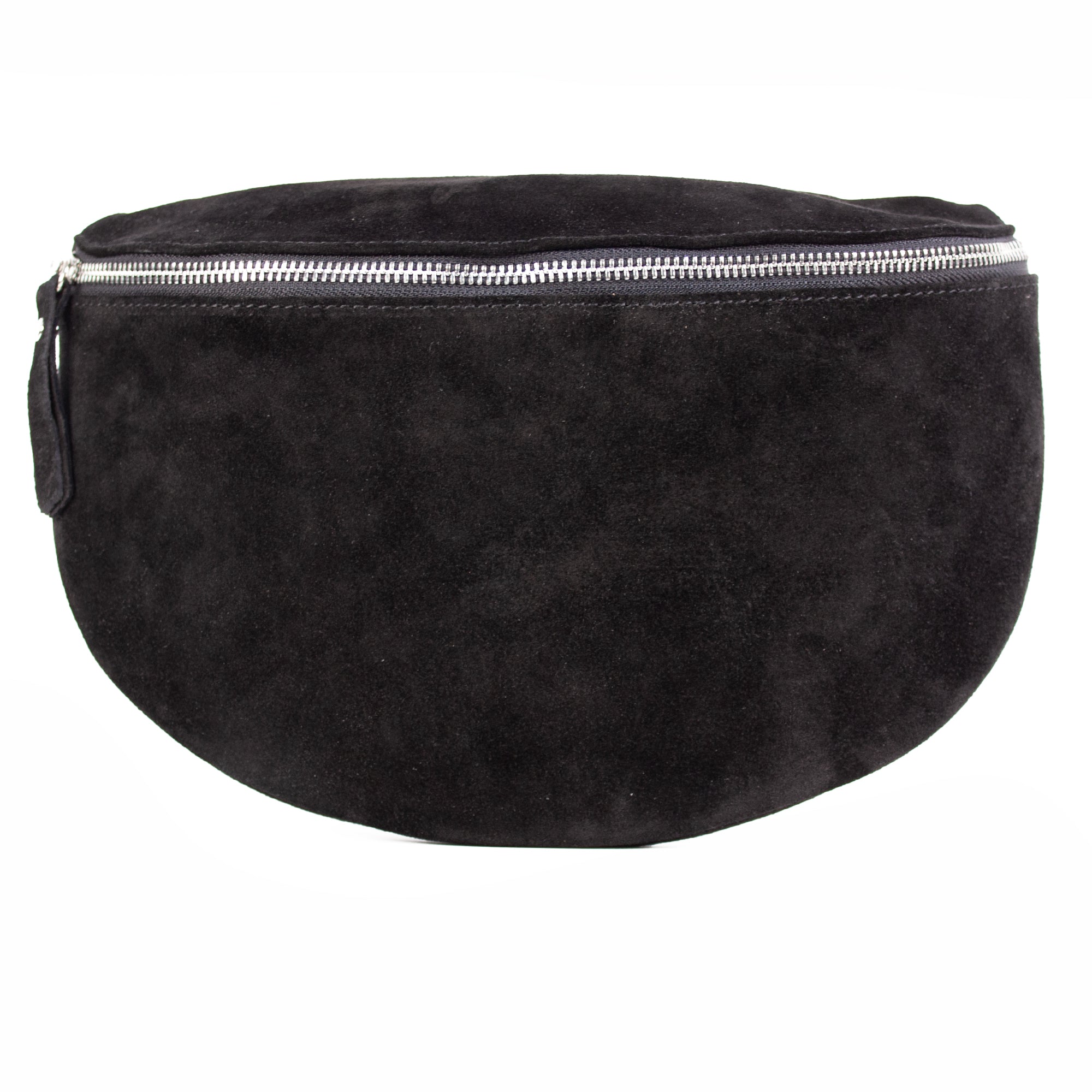lepelou - leder - Bauchtasche - VALENTINA Wildleder Bauchtasche schwarz – Large - LPBVALSCHL8