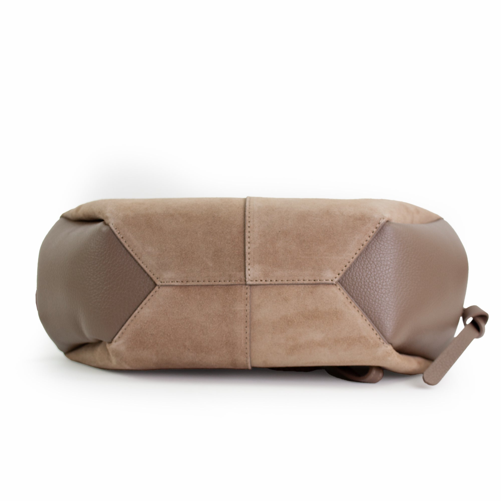 lepelou - leder - Bauchtasche - Wildleder Handtasche TARA taupe - LPHTARTAU